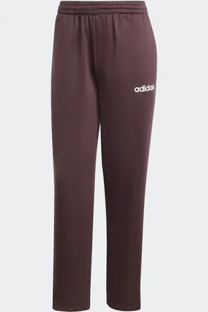 adidas Essentials linear track suit in warm clay