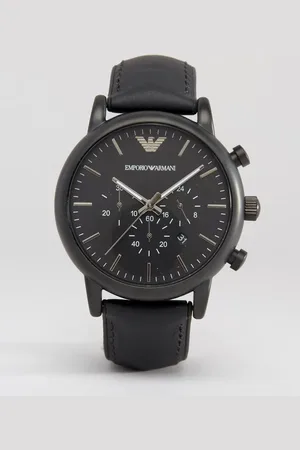 Emporio Armani Chronograph Silicone Lined Watch AR1970