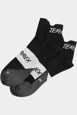 adidas Terrex heat.rdy trail running speed ankle socks in / white