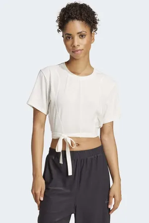 adidas Yoga tee in chalk