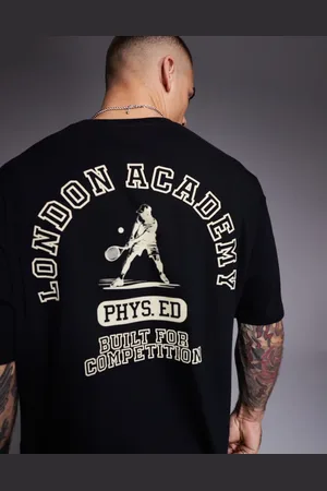 ASOS Oversized t-shirt with sports graphic in
