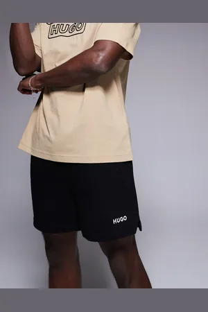 HUGO BOSS Dulasho logo relaxed fit sweat shorts in CO-ORD