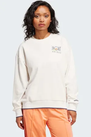 adidas Graphic adidas sports sweatshirt in cloud