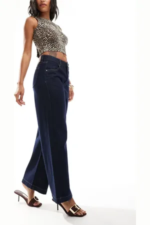 Urban Revivo Low-rise baggy jeans indigo blue