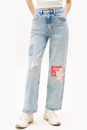 Tommy Hilfiger Layla straight leg jeans in Multi