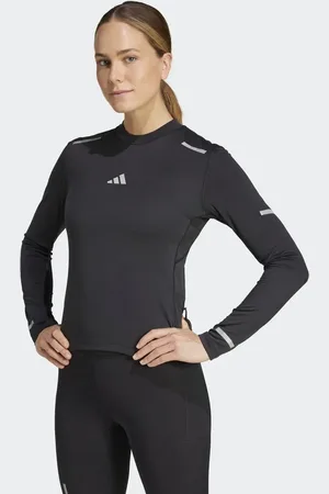 adidas Ultimate running reflective long sleeve tee in