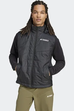 adidas Terrex multi climawarm insulated hooded vest in