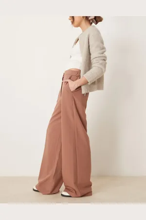 ASOS Tailored relaxed straight leg trousersin apricot
