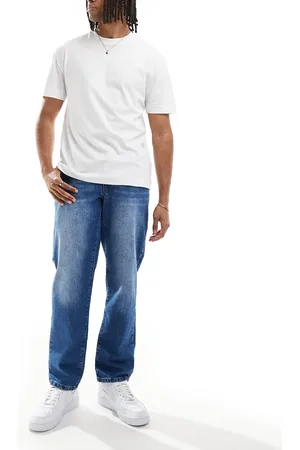 ASOS Straight leg jeans in mid wash