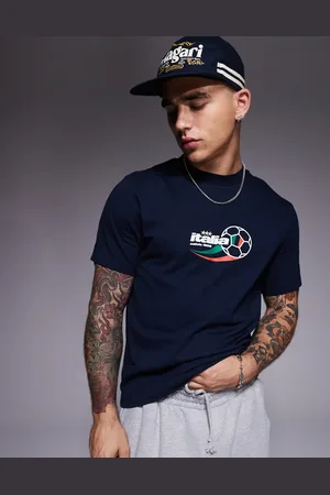ASOS Boxy t-shirt with Italia sports graphic in