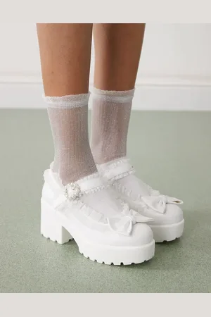 Koi Footwear Koi Tira Ruffle Mary Janes Porcelain Delights Edition
