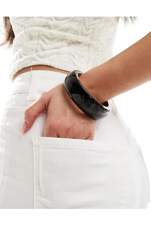 ASOS Bangle bracelet with marbled detail in