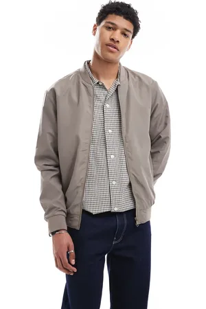 Brave Soul Bomber jacket in taupe