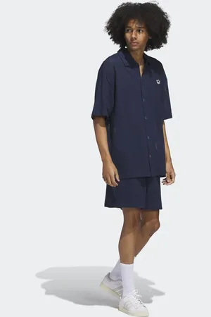adidas Knit shirt in night indigo