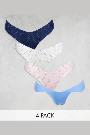 Cotton On Cotton On invisible g string brief 4 pack polka dot mix