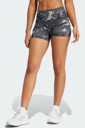 adidas 4-inch camo short tights in / black / white