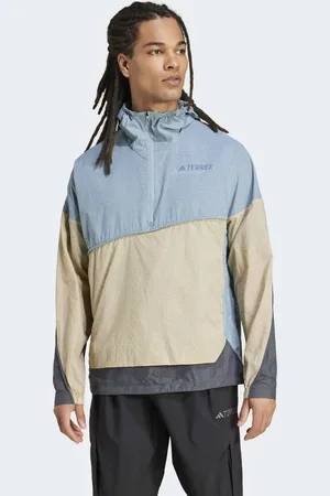 adidas Terrex xploric wind anorak in magic / cardboard /
