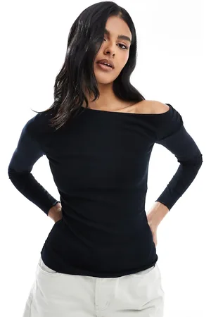 Cotton On Cotton On marlow asymmetrical long sleeve top in