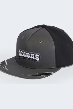 adidas Adilenium flat brim graphic cap in