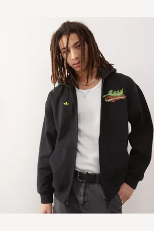 adidas Leopard graphic hoodie in