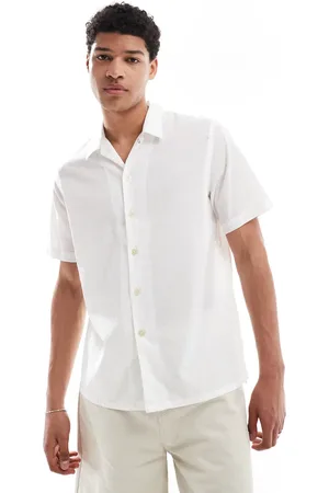 Paul Smith Short sleeve casual seersucker shirt in