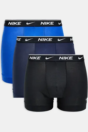 Nike Everyday Cotton Stretch 3 pack boxer brief in and blue
