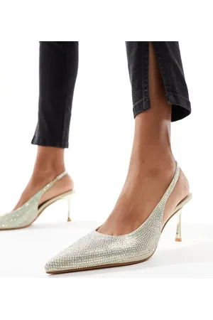 Simmi London Simmi London Laela slingback heeled shoes in embellishment