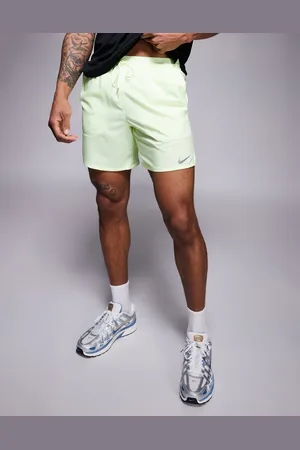 Nike Stride Dri-FIT 7 inch shorts in lime