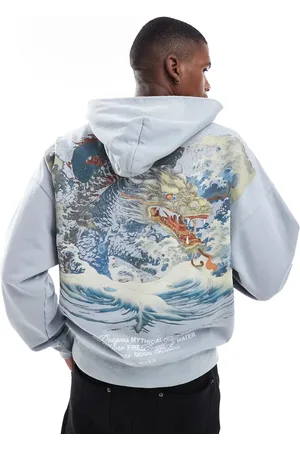 Criminal Damage Mythology hoodie blue in blue