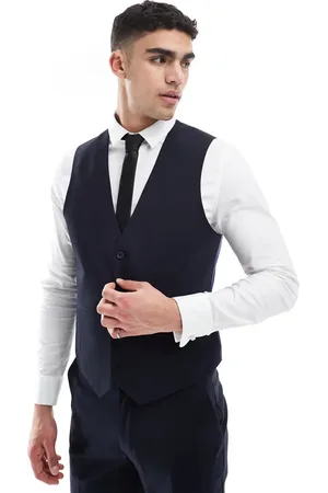 ASOS Slim suit waistcoat in dark