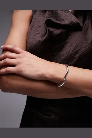 & OTHER STORIES Single wave bangle cuff bracelet in