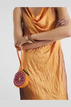 River Island Beaded grapefruit bag