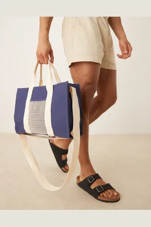 ASOS Canvas structured tote bag in