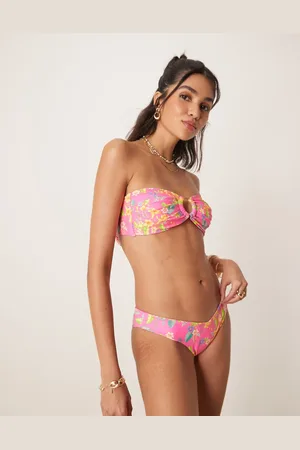 Kulani Kinis Viva vacation cheeky bikini bottom in hot