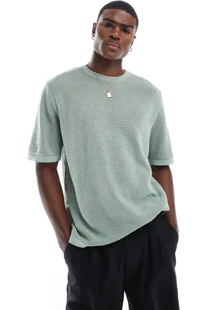 Cotton On Cotton On knitted t-shirt in seafoam