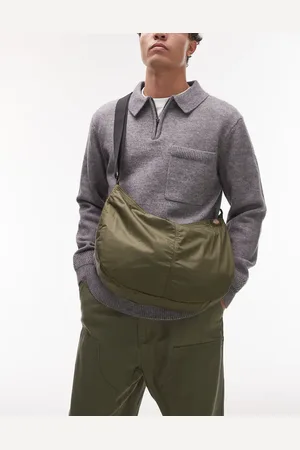 Dickies Unionville nylon cross body bag in khaki