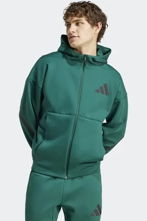 adidas Z.n.e. full-zip hooded track jacket in collegiate
