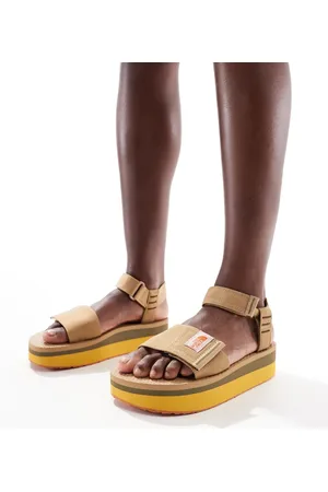 The North Face Skeena platform sandals in sahara/iron bronze