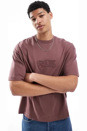 ASOS Boxy oversized t-shirt with text graphic in