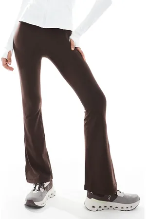 AGON Flared leggings in espresso