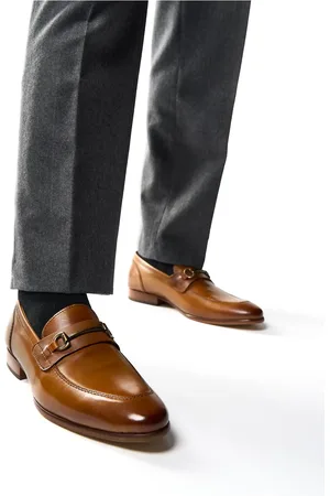 Base London Russo buckle loafer in tan