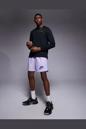 Nike Run Energy Challenger 7 inch shorts in purple