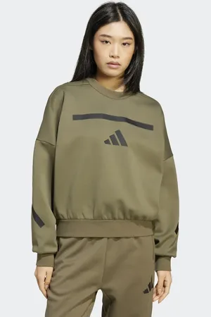 adidas Adidas z.n.e. sweatshirt in olive strata
