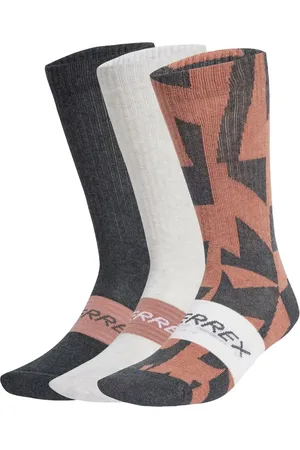 adidas Terrex multi 3 pack socks in / warm clay / grey six