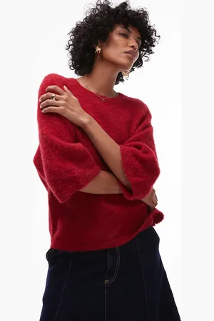 & OTHER STORIES Alpaca short sleeve knitted jumper in