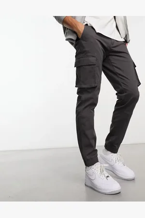 Only & Sons Tapered fit cargo with cuffed bottom in