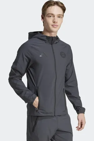 adidas Fc bayern tiro 25 competition vis tech travel jacket in