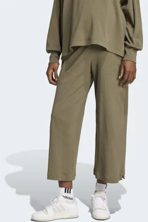 adidas Rib high-waist 7/8 pants (maternity) in olive strata