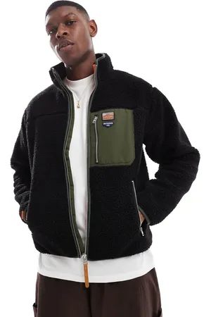 Superdry Vintage retro full zip fleece in