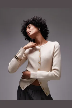 Nialaya Sophia fitted cardigan in ecru